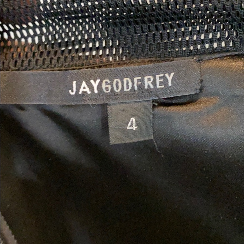 NWOT Jay Godfrey Dress- grey/black size 4 - Picture 5 of 5